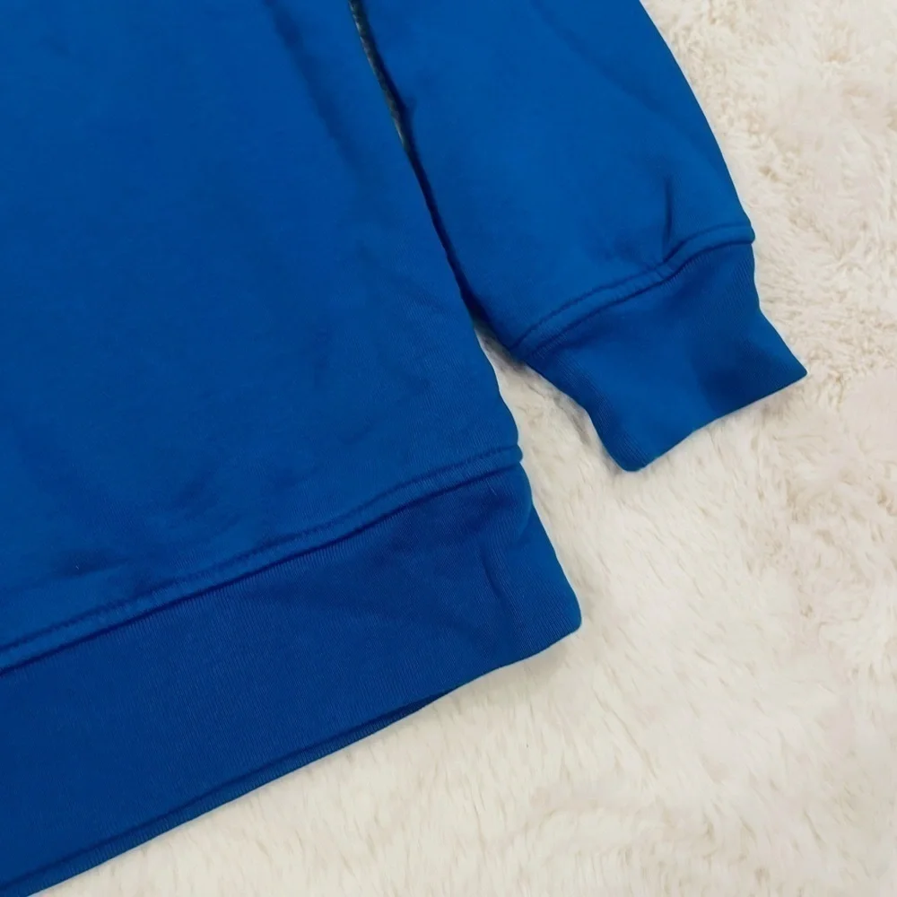 Gap Kids Blue Crewneck Long Sleeve Graphic Logo Pullover Sweatshirt Size Large
